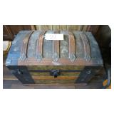 ANTIQUE TREASURE TRUNK-18'D X 32' W X 21'T
