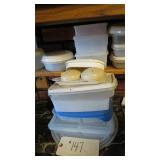 PLASTIC STORAGE CONTAINER LOT