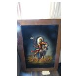 INDIAN VELVET PAINTING- 30.5' X 42.5'