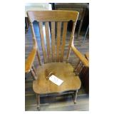 ANTIQUE ROCKING CHAIR 25' WIDE X 375' TALL X 35' D