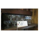 CLEAR GLASS SHELF LOT