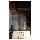 SET OF 4 GLASSES