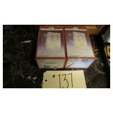 2 NEW CANDLE CHRISTMAS HOLDERS