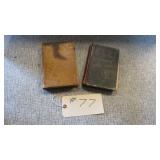 2 ANTIQUE BOOKS