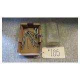 ANTIQUE BOTTLE / NUTCRACKER