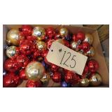 GLASS CHRISTMAS BALLS VINTAGE