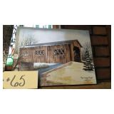 BILLY JACOBS CANVAS THE KISSING BRIDGE 12X16