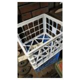 2 PLASTIC CRATES