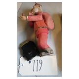 VINTAGE HAND CARVED SANTA