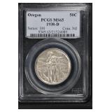 1938 D Oregon 50c PCGS MS65 Classic Commemorative