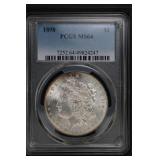 1898 $1 PCGS MS64 Morgan Dollar