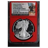 2016 W $1 NGC PF70 UCAM 30th Ann Silver Eagle