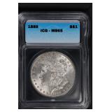 1889 $1 ICG MS65 Morgan Silver Dollar