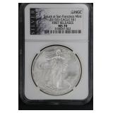 2013 (S) $1 NGC MS70 Silver Eagle First Releases