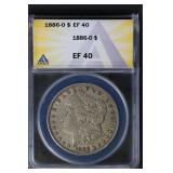 1886 O $1 ANACS EF40 Morgan Silver Dollar
