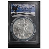 2016 $1 PCGS MS70  30th Ann Silver Eagle