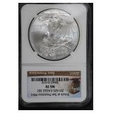 2014 (S) $1 NGC MS70 San Fran Mint Silver Eagle