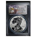2013 W $1 PCGS PR70 Reverse Proof Silver Eagle