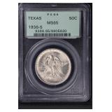 1936 S Texas 50c PCGS MS65 Classic Commemorative