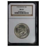 1934 Boone 50c NGC MS65 Classic Commemorative