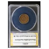 1908 S 1C ANACS VF25 Indian Cent KEY DATE Details!