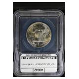 1954 50C ICG MS63+ Franklin Half Gem BU