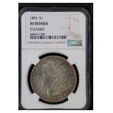 1893 $1 NGC XF Morgan Dollar Details