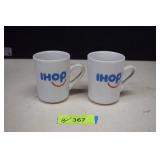 Two Vintage Collectible IHOP Cups