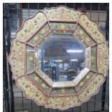 Stunning Robert Weiss Reverse Painted 39' Mirror