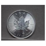 1oz Silver Canada Maple Leaf Proof w/ Leaf Privy