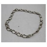 Sterling Silver Figaro Bracelet - 8'