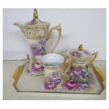 5pc Handpainted Nippon Chocolate Set