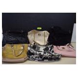 Six Ladies Purses. Good Condition