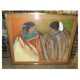 Large 'Ceremony' by Dolona Roberts Print - 44x37'