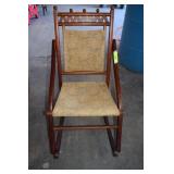 Vintage Folding Rocking Chair