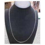 Sterling Silver Starburst Sequin Chain - 20'
