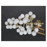 NEW White Marbelized Grape Cluster - 12'