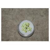4.73 Tcwt Round Yellowish/Green Peridot (16pc)