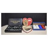 Vintage Dominoes,Poker Chips & The Zenith Puzzle