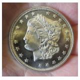 Morgan-Themed 1oz. .999 Silver Bullion Round