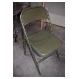 One Metal Folding Chair