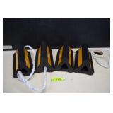 Two Pair Rubber Chocks. New