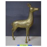 Mid Century Modern 13' Brass Deer