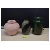 Three Ceramic Vases