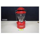 Vintage Coleman Red Propane Lantern