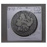 1878-CC Morgan Silver Dollar