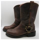 Harley-Davidson Brown Leather Boots - Sz 9.5M
