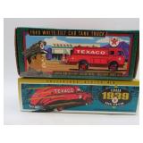 Two ERTL Die-Cast Texaco Tanker Truck Banks