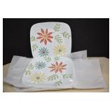 Six Retired Corelle Happy Days Dinner Plates