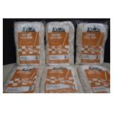 Six New 5x48' Professional Cotton Dust Mop Heads